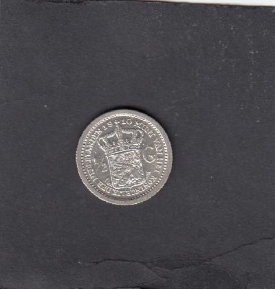 Beschrijving: 1/2 Gulden WILHELMINA